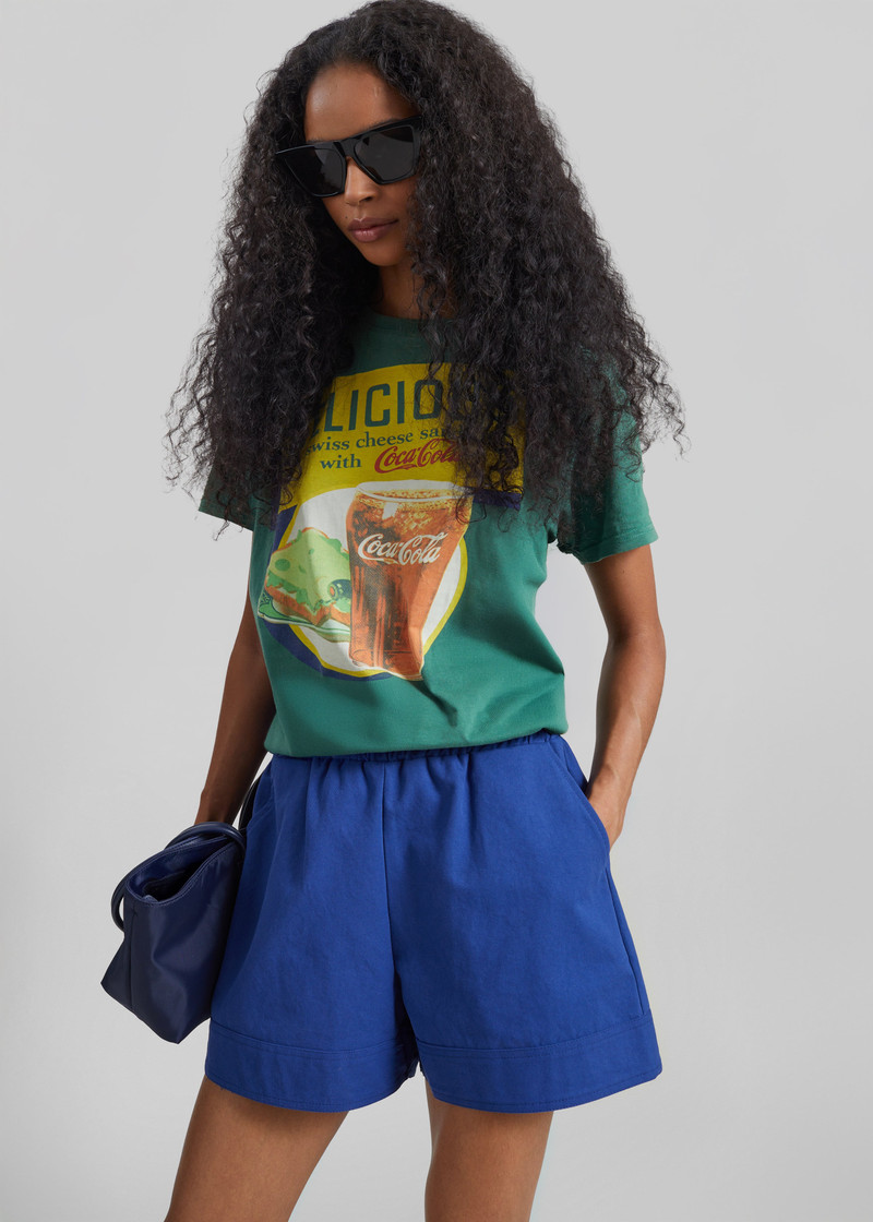 Kampala Cotton Shorts - Cobalt 3