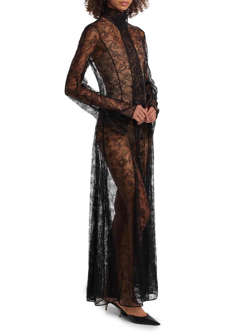 Women's Sabine Floral Lace Maxi Dress - Black 4