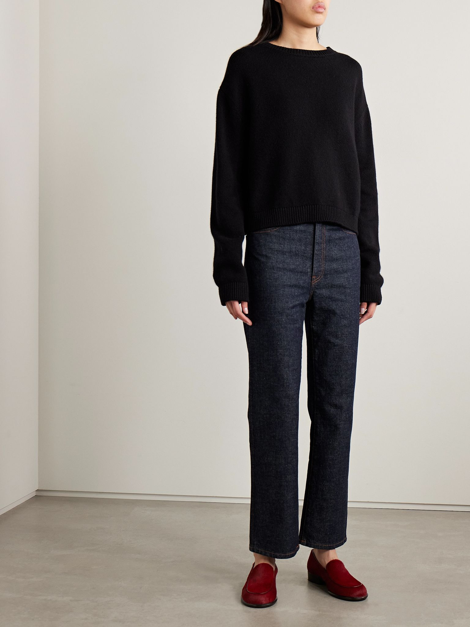 Abigail high-rise straight-leg jeans Dark denim - 2