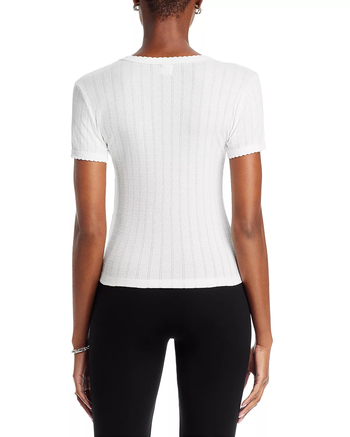 Pointelle Tee - 3