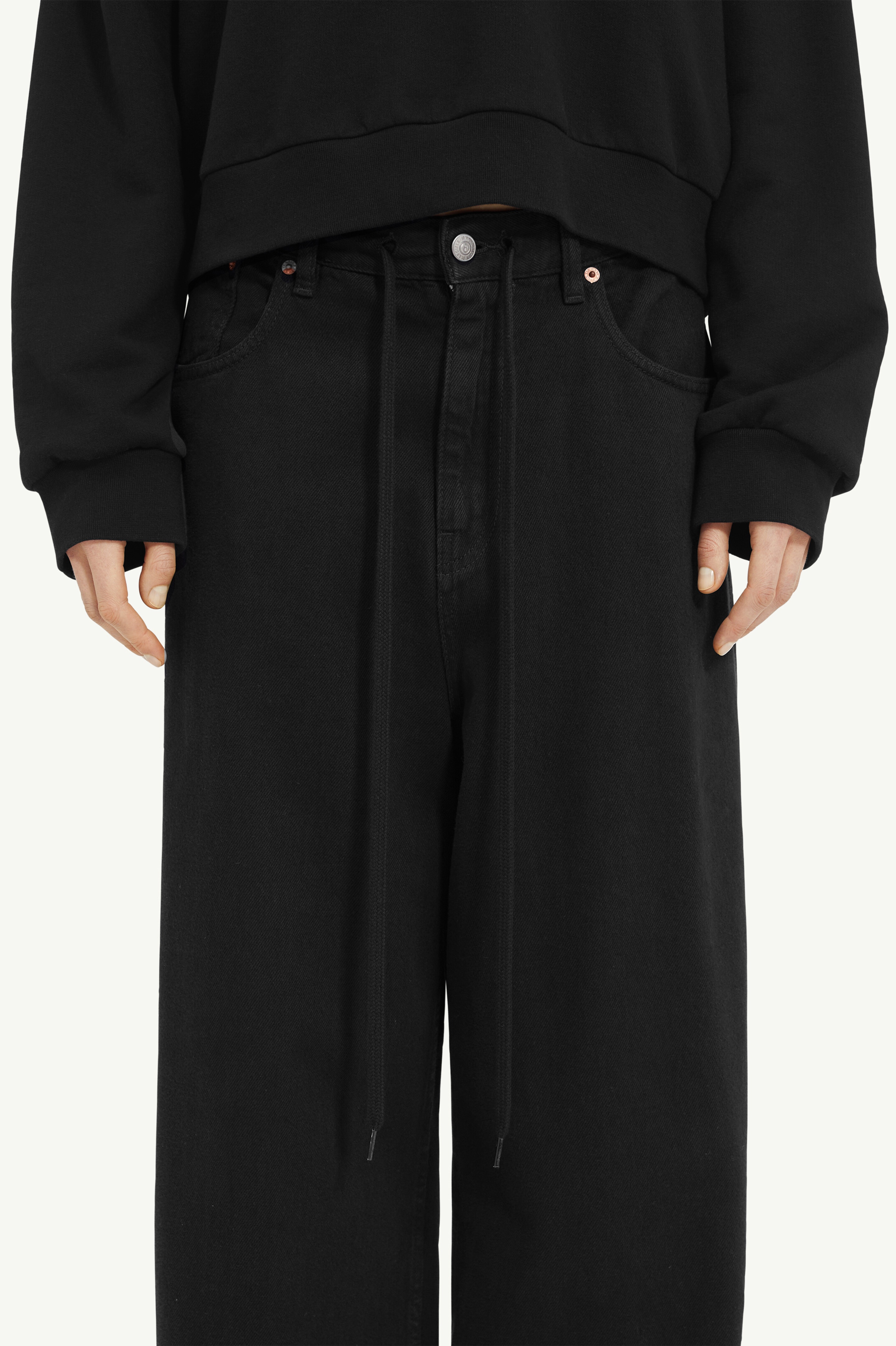 Lightweight Denim 5-pocket Trousers - 5