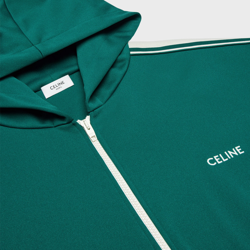 REVERSIBLE CELINE ZIP-UP HOODIE IN JERSEY 3