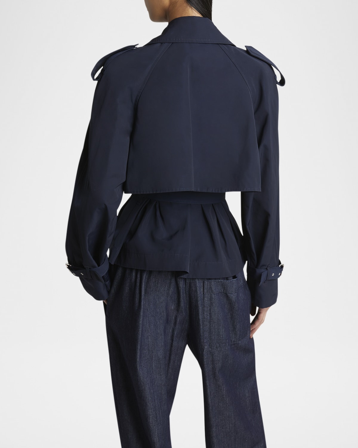 Risto Belted Short Trench Coat - 3