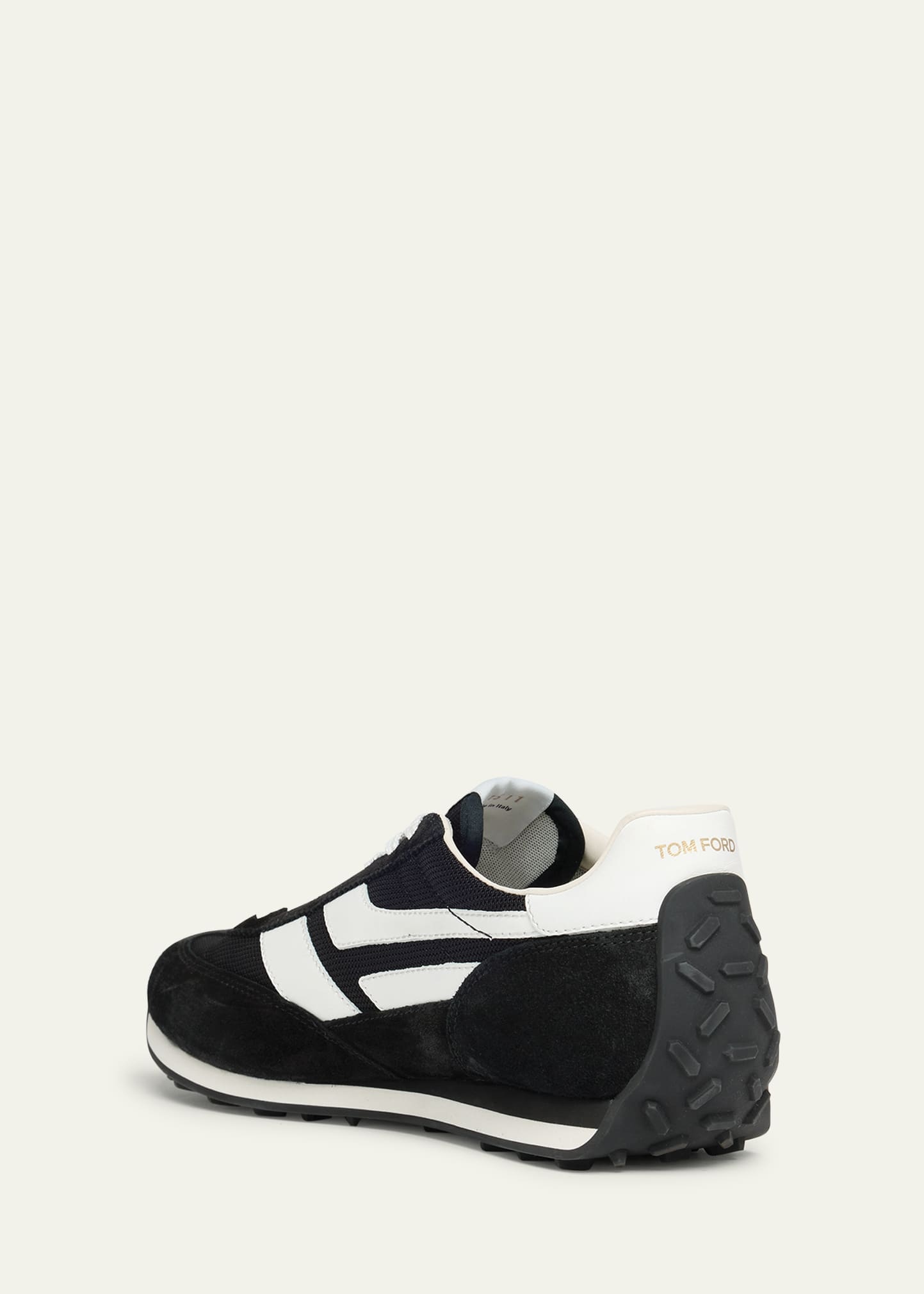 Men's Mick Tech Fabric and Suede Sneakers - 4