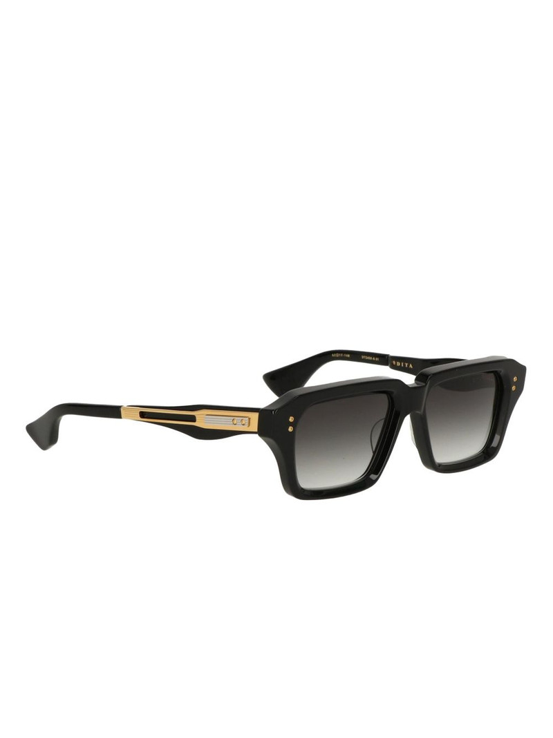 DITA gold-detail square sunglasses outlook