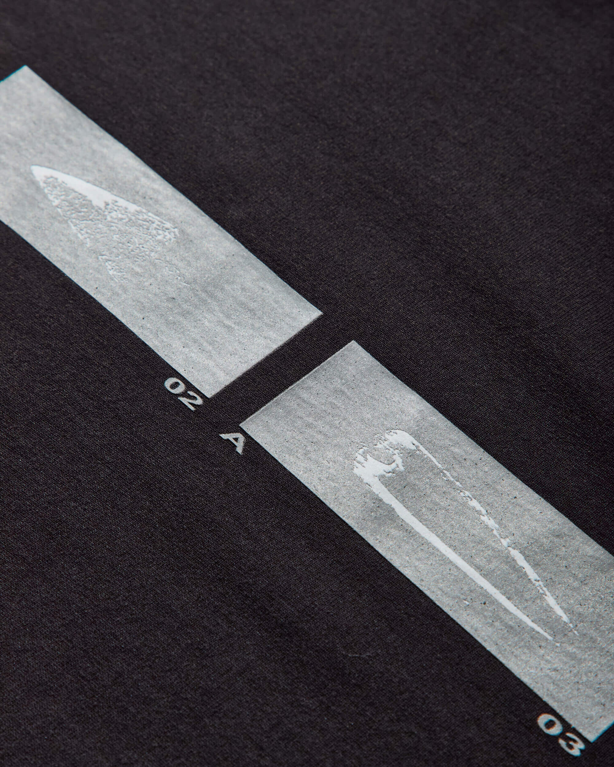Men's Sticks Stitch Organic Longsleeve T-Shirt Black - 3