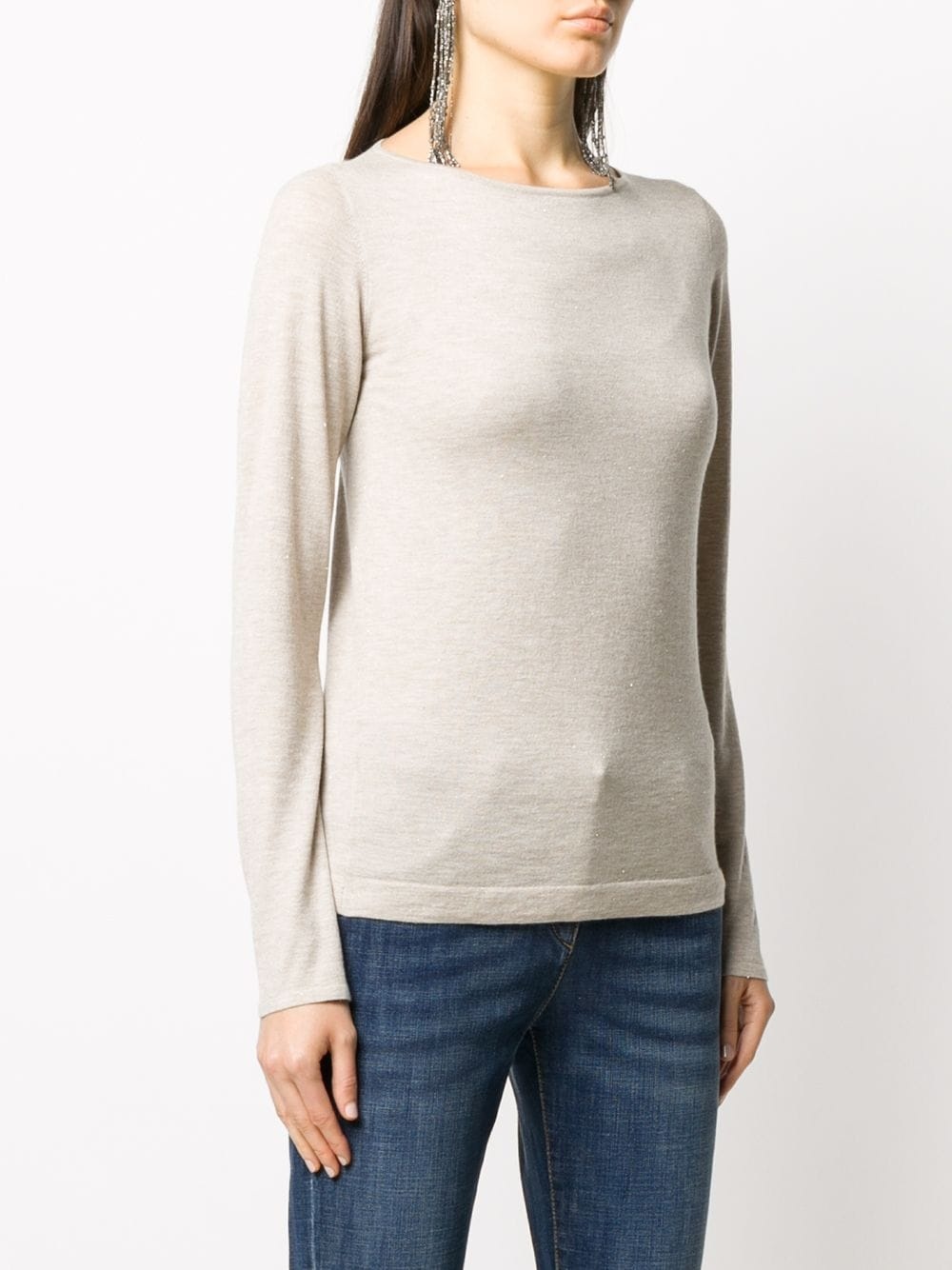 fine knit jumper - 3