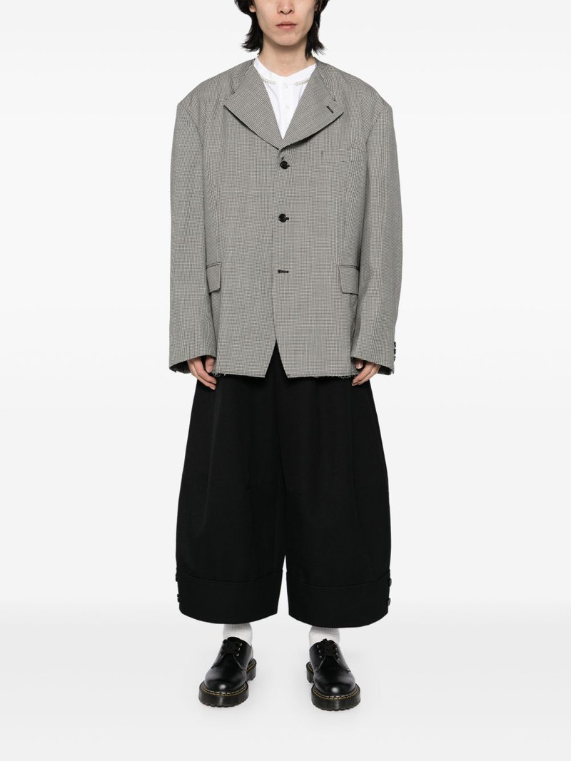 BLACK COMME des GARÇONS single-breasted blazer outlook