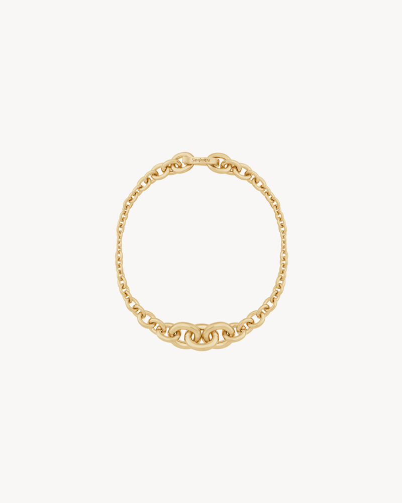 GRADUATED CHAIN BRACELET IN 18K YELLOW GOLD 3