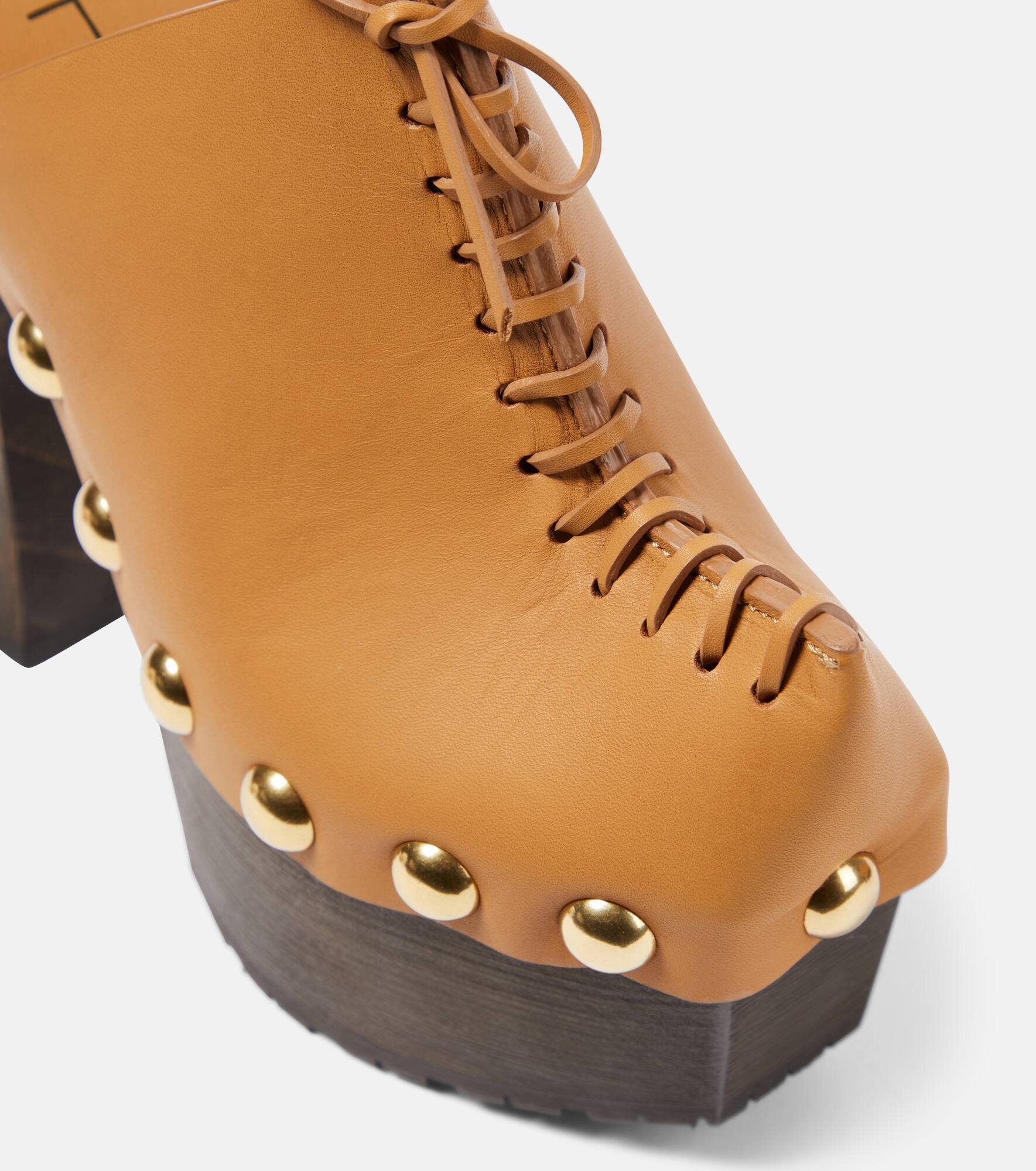 Plateau 90 leather pumps - 6