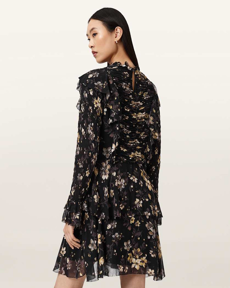 PORTIA MINI FLORAL RUFFLE DRESS 8