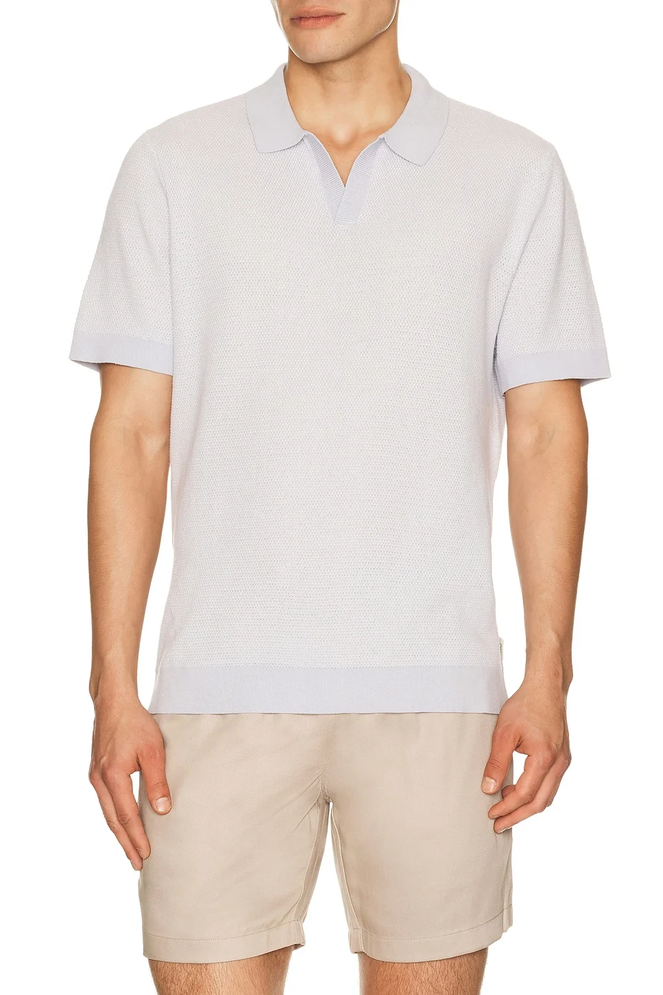 Textured Johnny Polo - 1