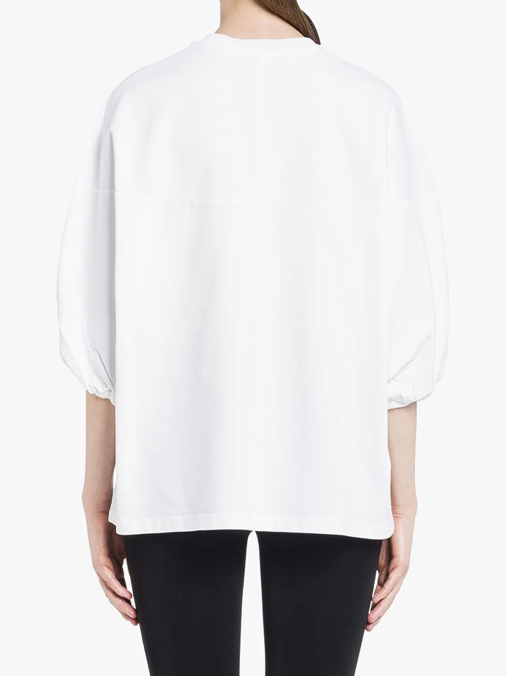 puff-sleeve T-shirt - 4