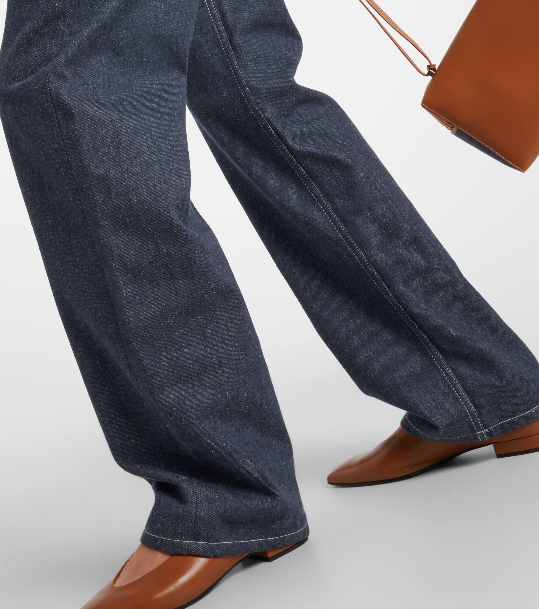 Tye high-rise wide-leg jeans - 5
