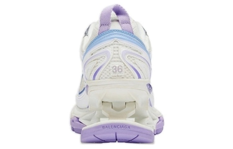 (WMNS) Balenciaga X-Pander Sneakers 'White Blue Purple' 653870W2RA89045 - 4