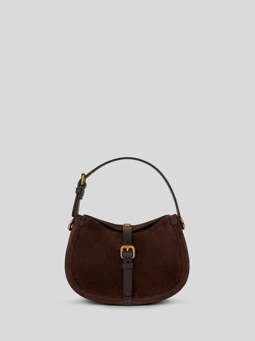 SMALL SUEDE PONY BAG - 1