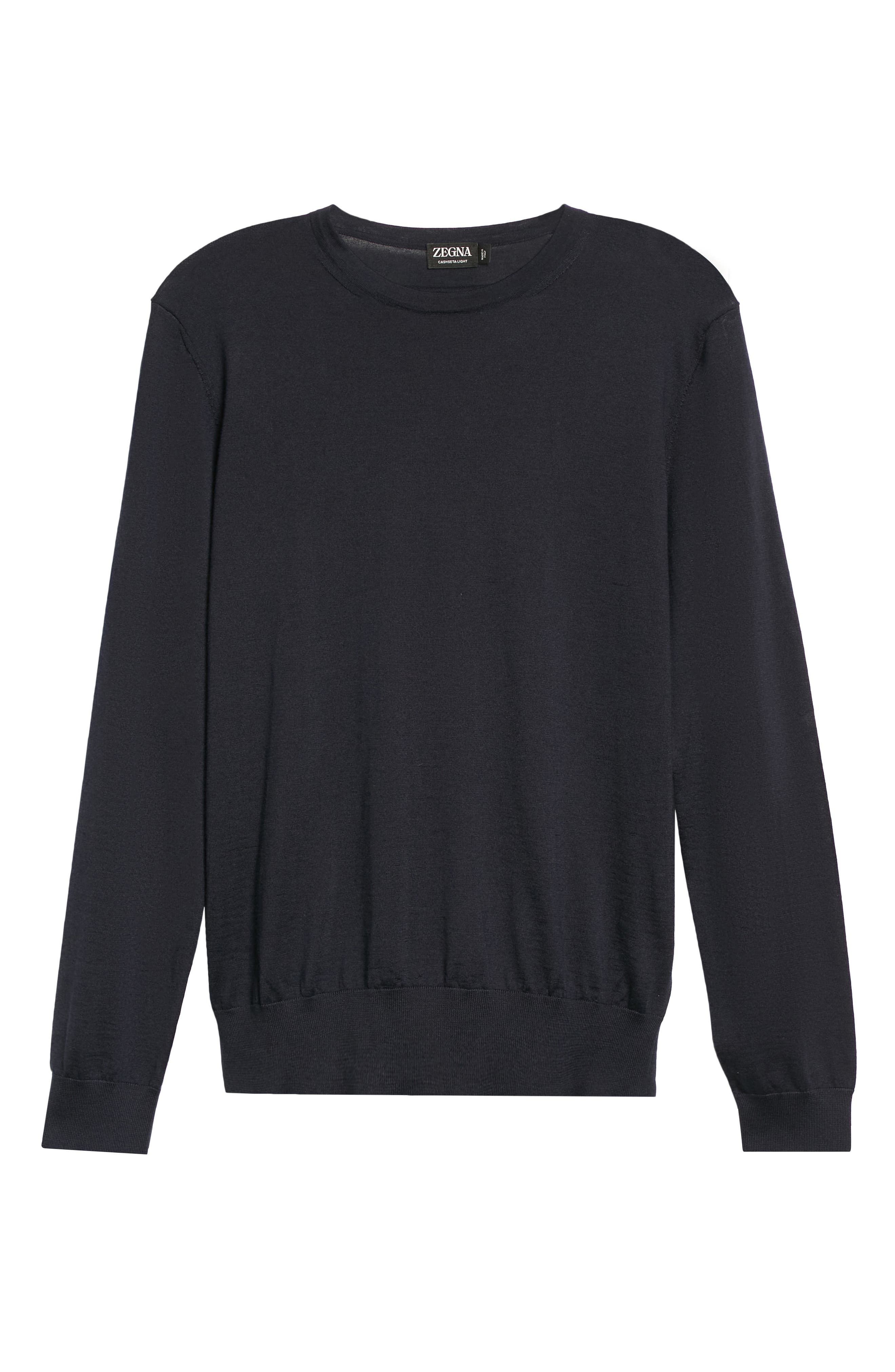 Men's Cashseta Cashmere & Silk Sweater - 5