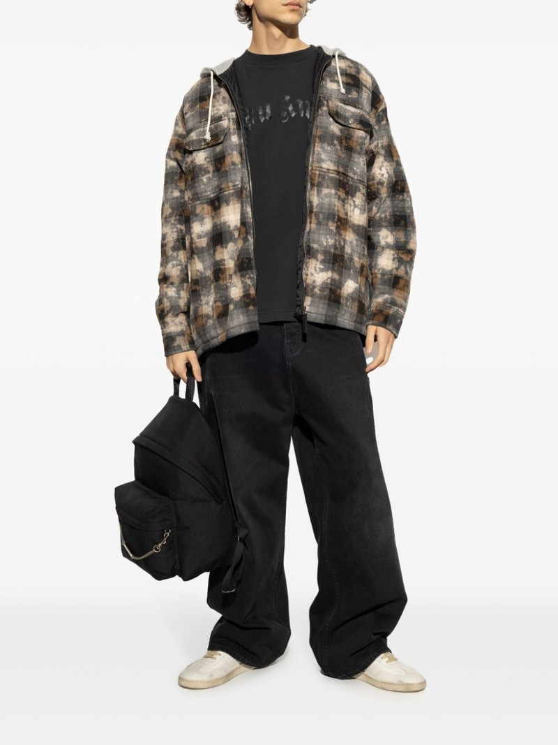 Palm Angels check-pattern shirt jacket outlook