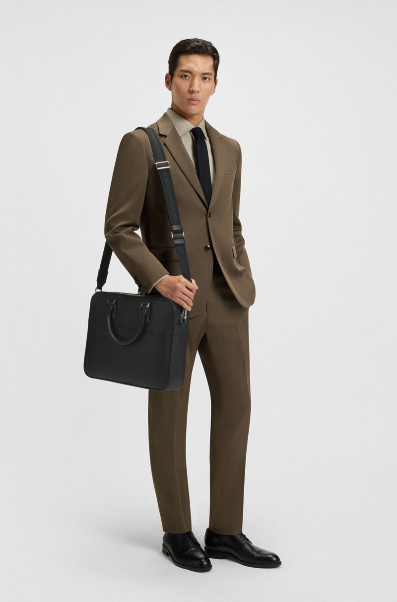 BOSS LEATHER DOCUMENT CASE WITH GRAINED AND PLAIN FINISHES outlook