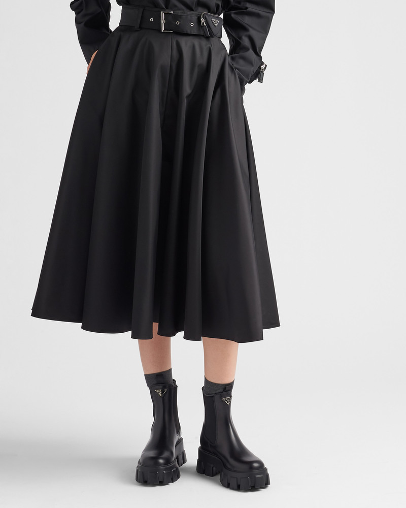 Prada Monolith brushed leather booties outlook