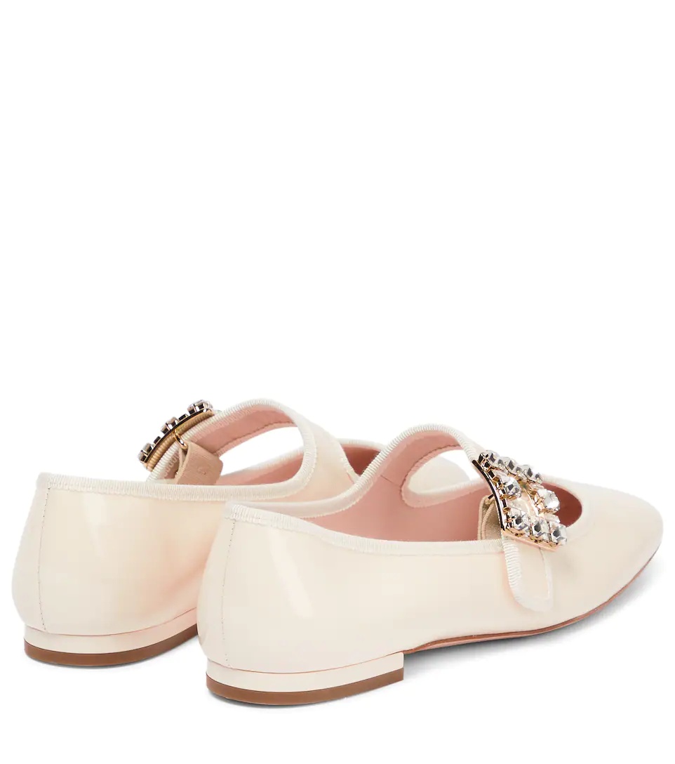 Très Vivier patent leather ballet flats - 3