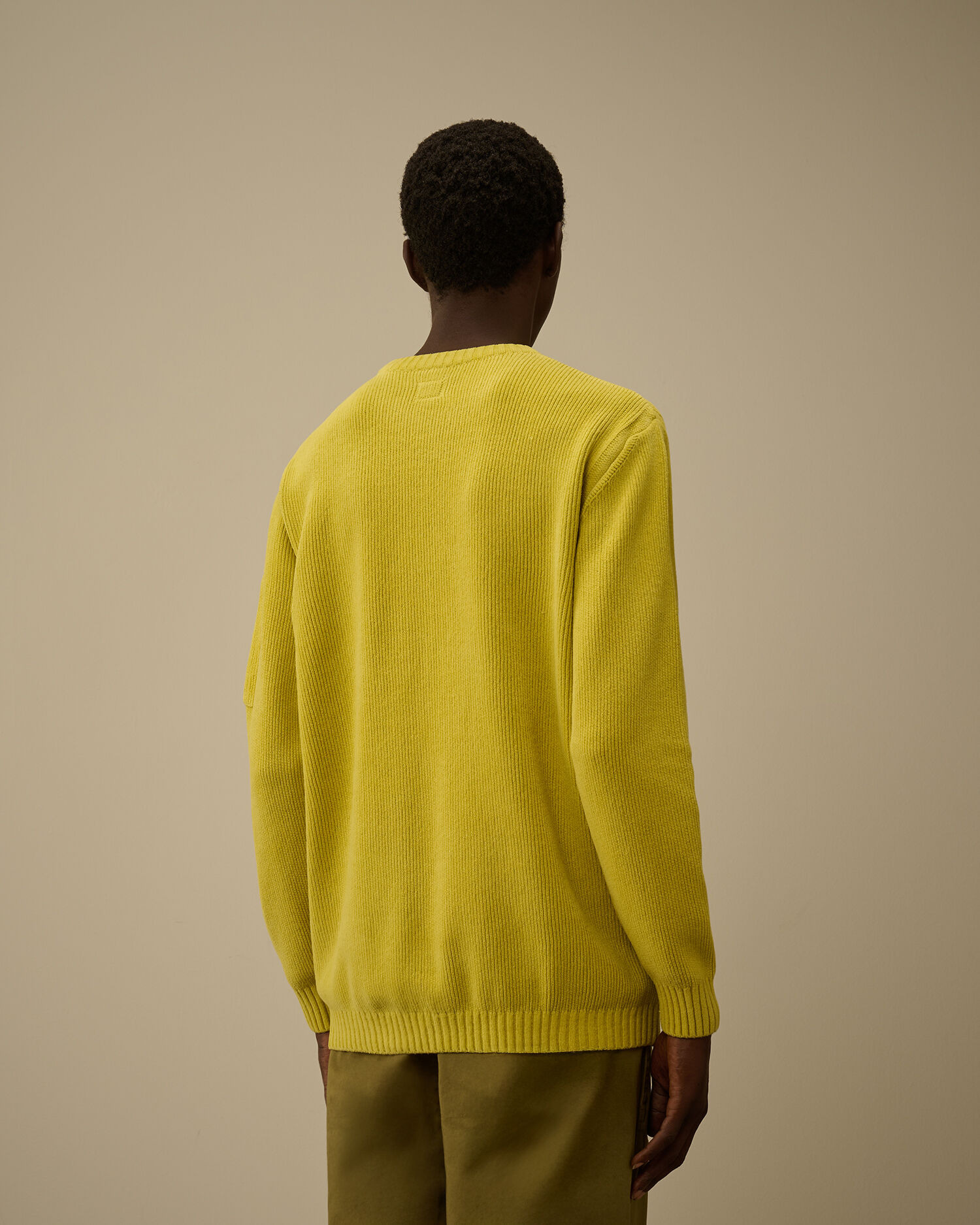 Cotton Chenille Crewneck Sweater - 4