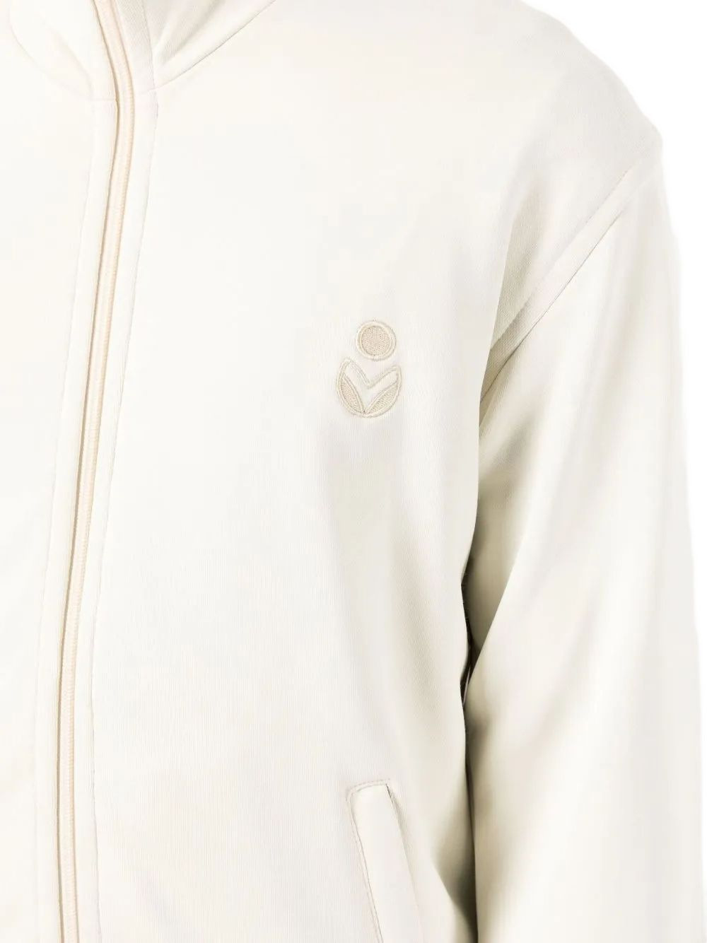 embroidered high-neck jacket - 5
