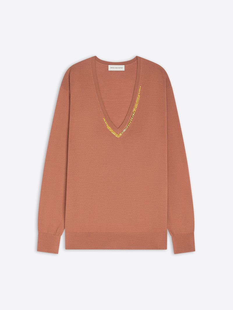 EMBROIDERED MERINO SWEATER 1