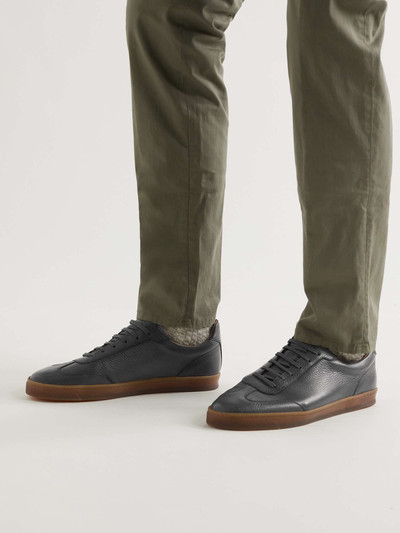 Brunello Cucinelli Full-Grain Leather Sneakers outlook