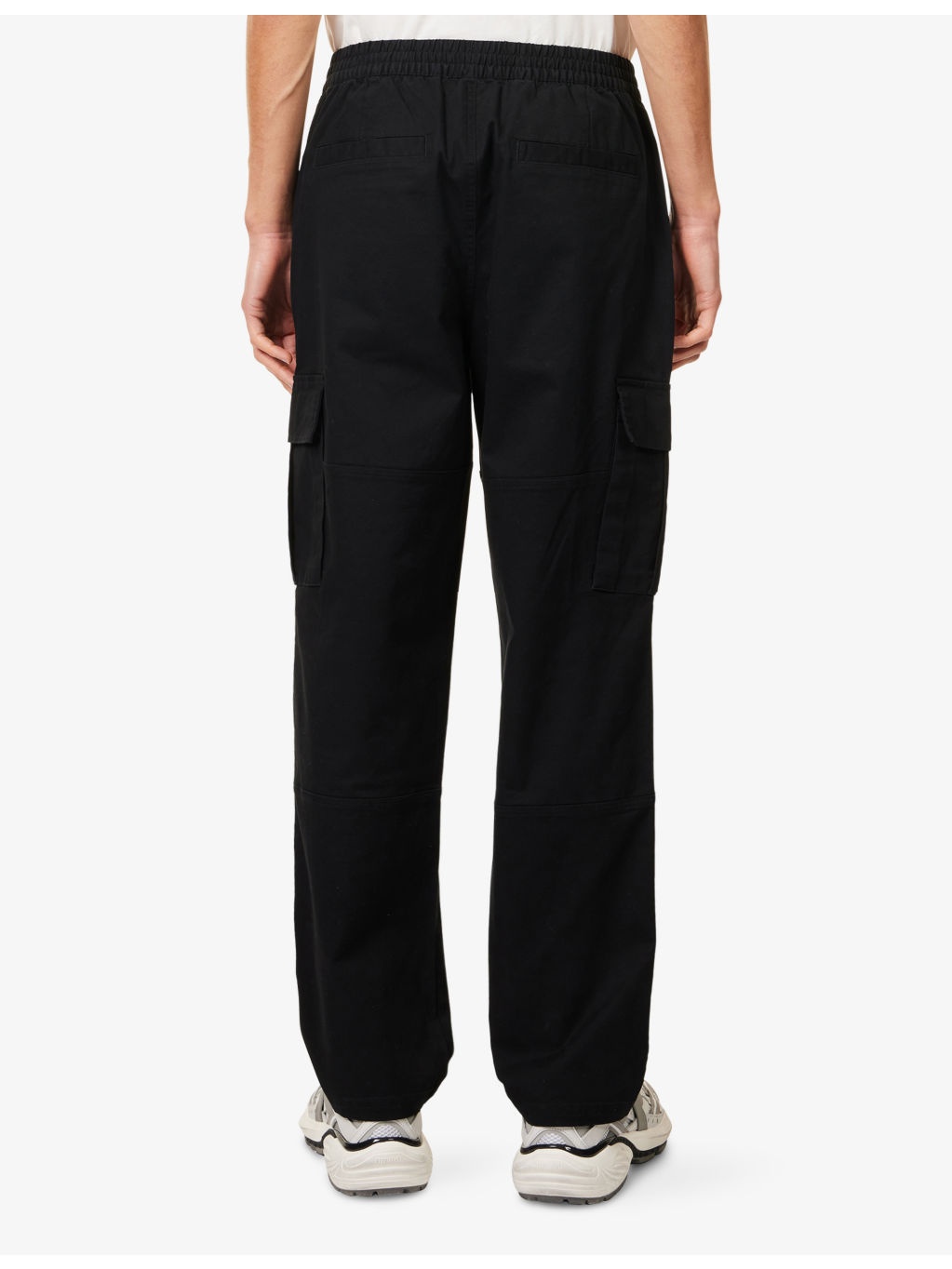 Standard Cargo Drawstring Stretch-Cotton Trousers - 4