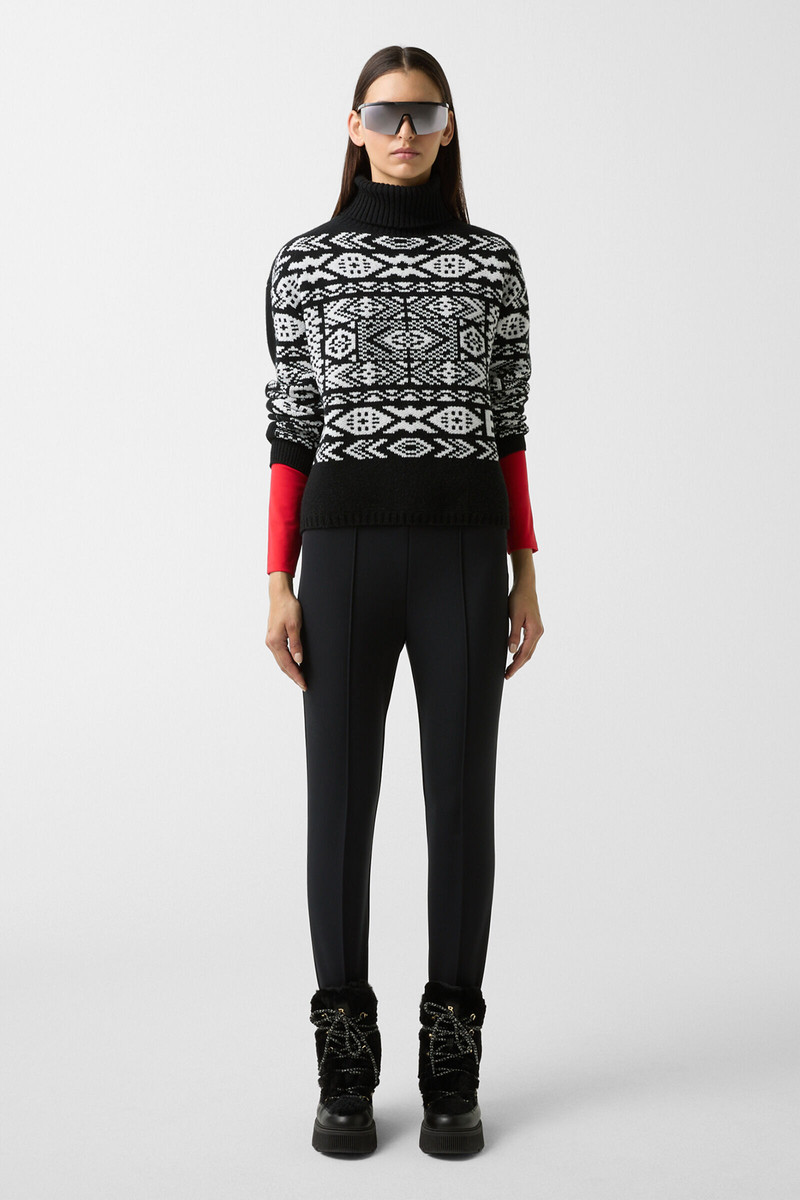 BOGNER Elaine softshell stirrup pants in Black outlook