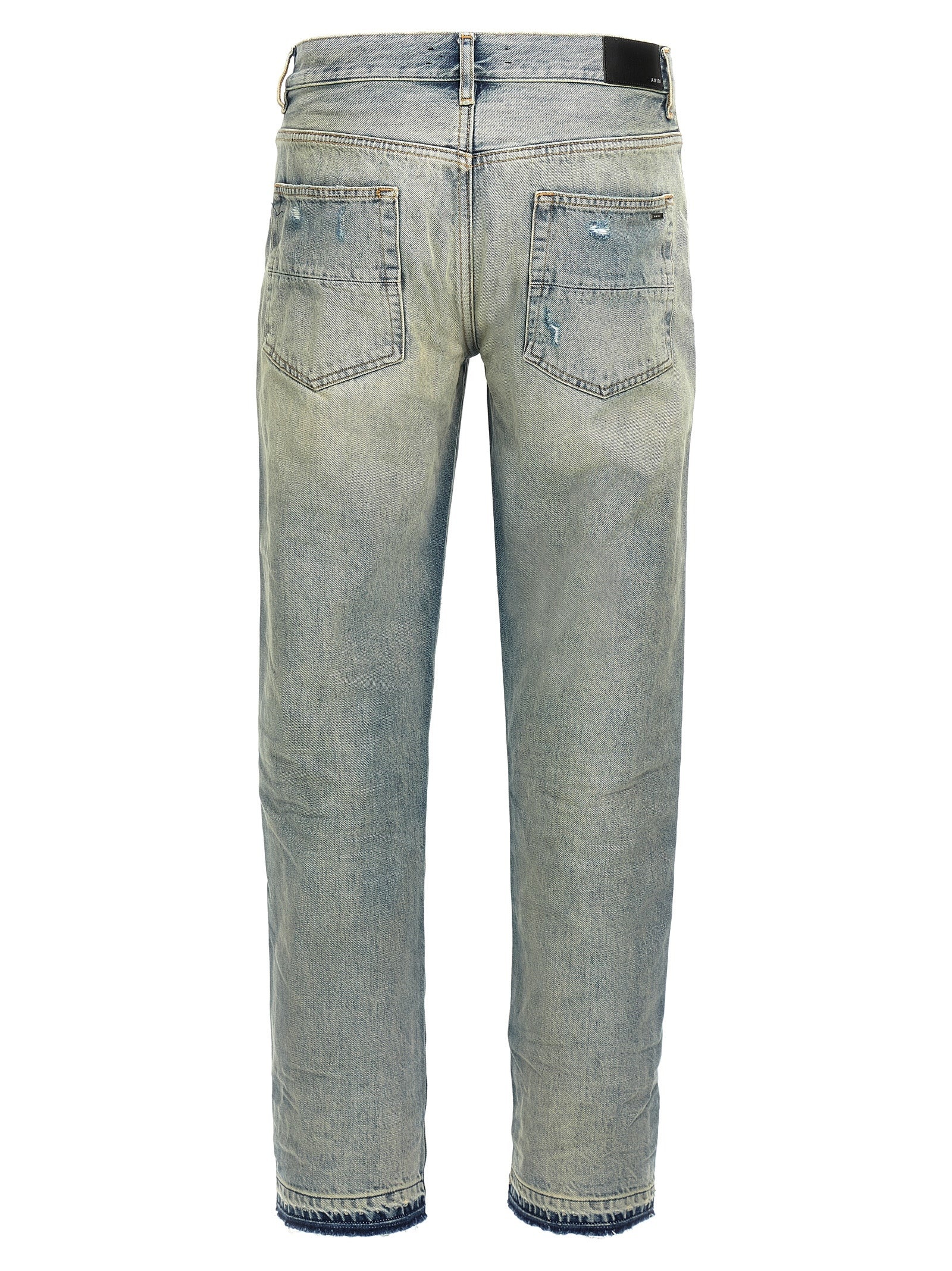 Released Hem Jeans Blue - 2