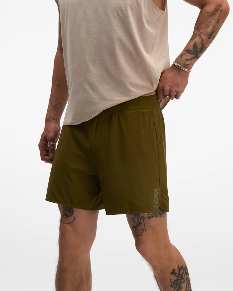 Men's Glide Short 5" Brief in Sepia - 1