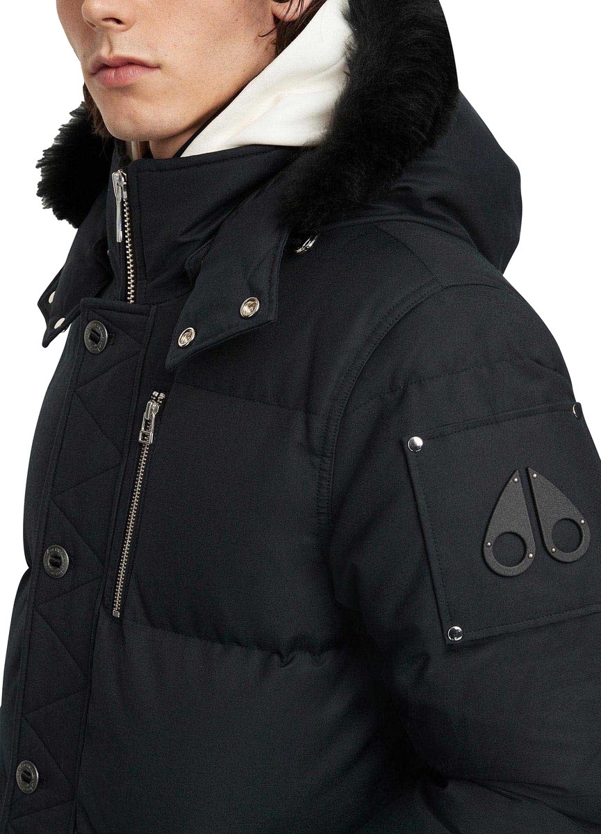 Original 3q puffer jacket shearling - 5