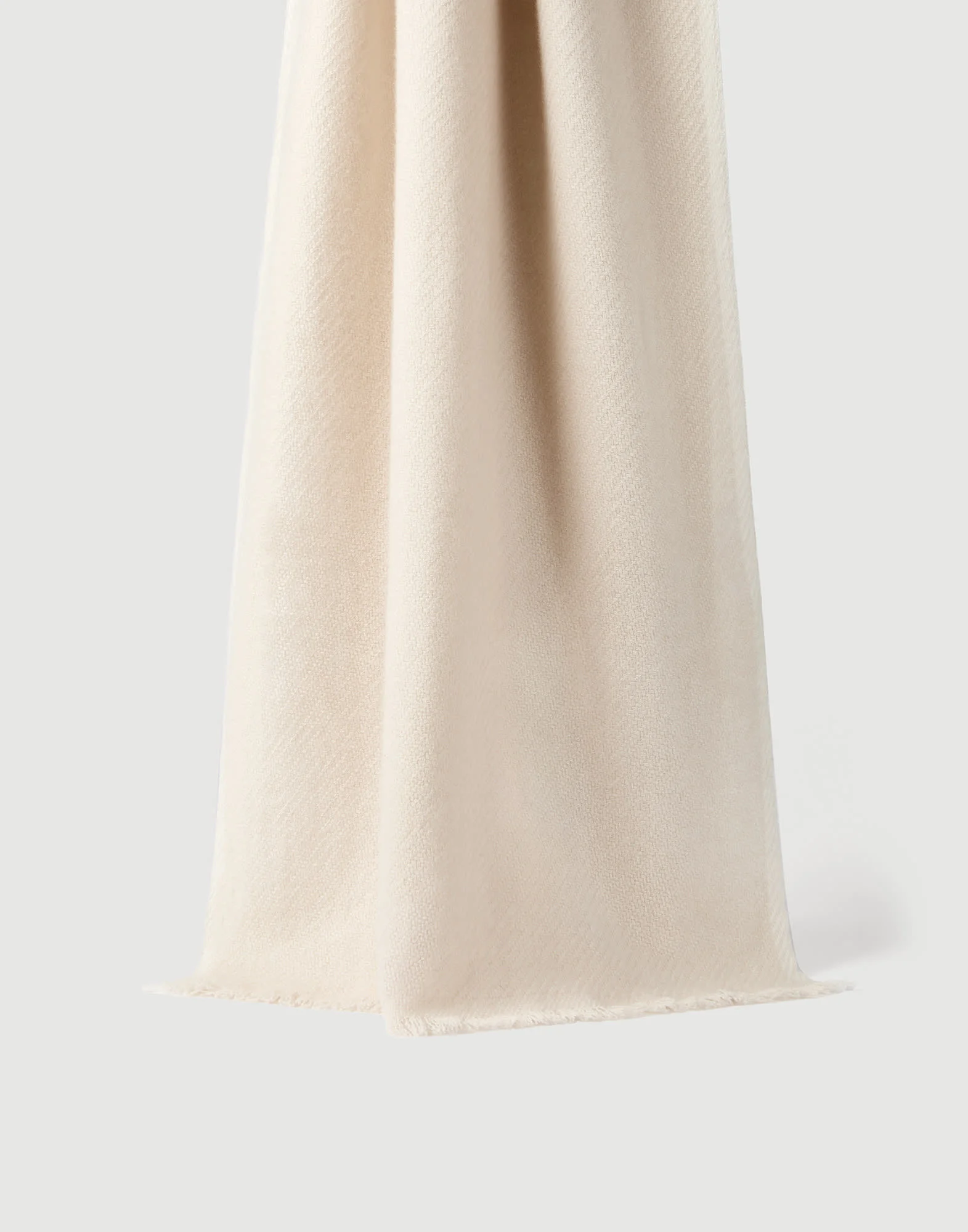 Cashmere diagonal scarf - 1
