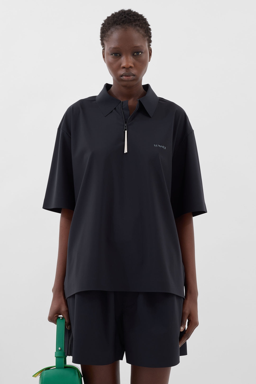 TECH SHORTSLEEVE POLO / black - 2