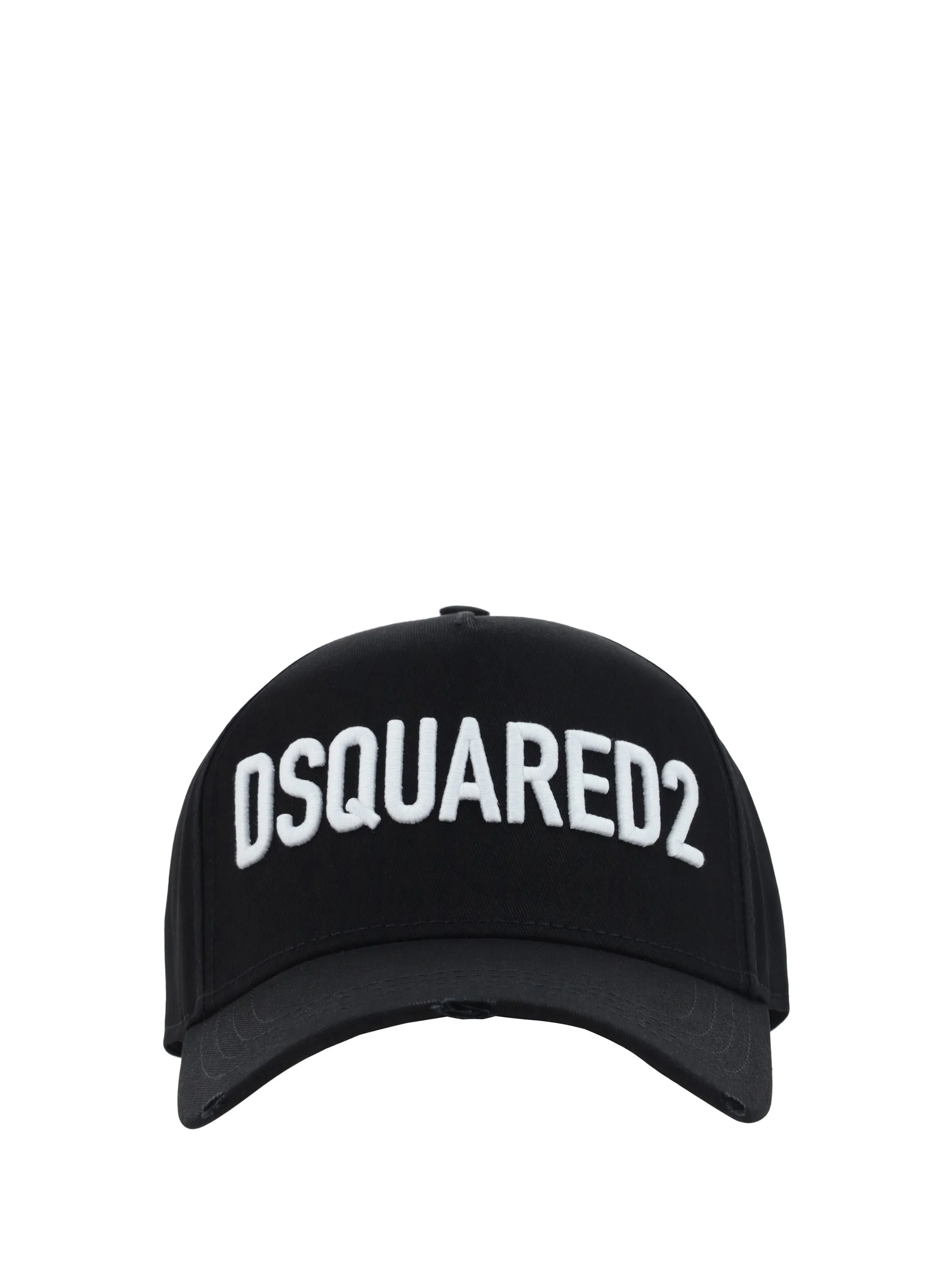 Dsquared2 Logoed Baseball Hat Black/White - 1