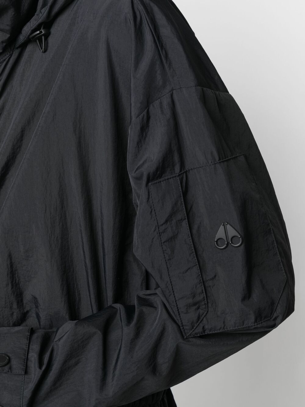 long-length hooded coat - 5