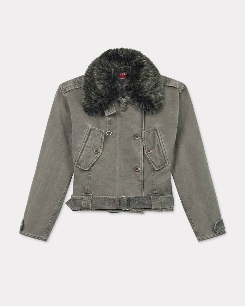 면 화포에 있는 Bomber 재킷 - 1