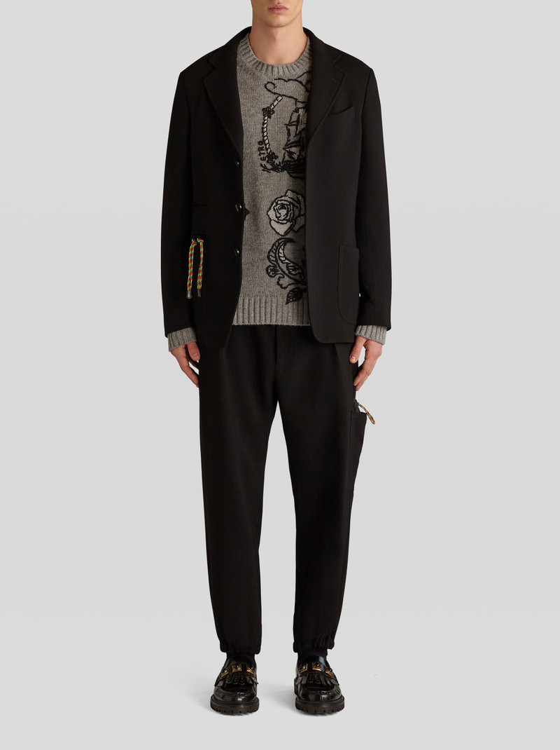 Etro VIRGIN WOOL JUMPER WITH OLD SCHOOL TATTOO EMBROIDERY outlook