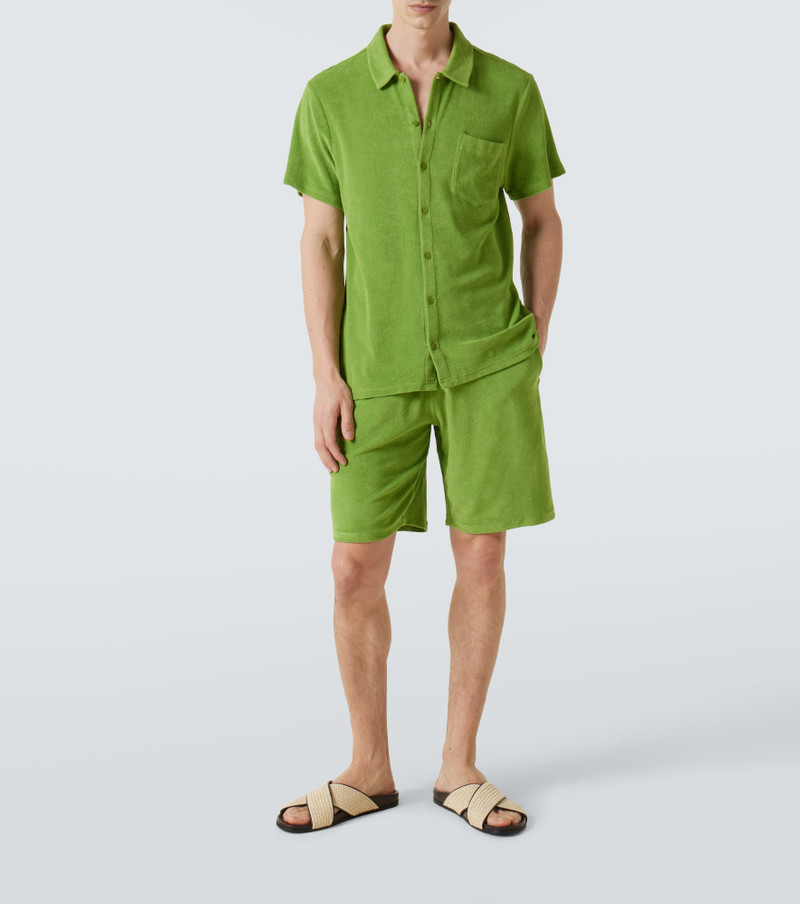 Vilebrequin Cotton-blend terry Bermuda shorts outlook