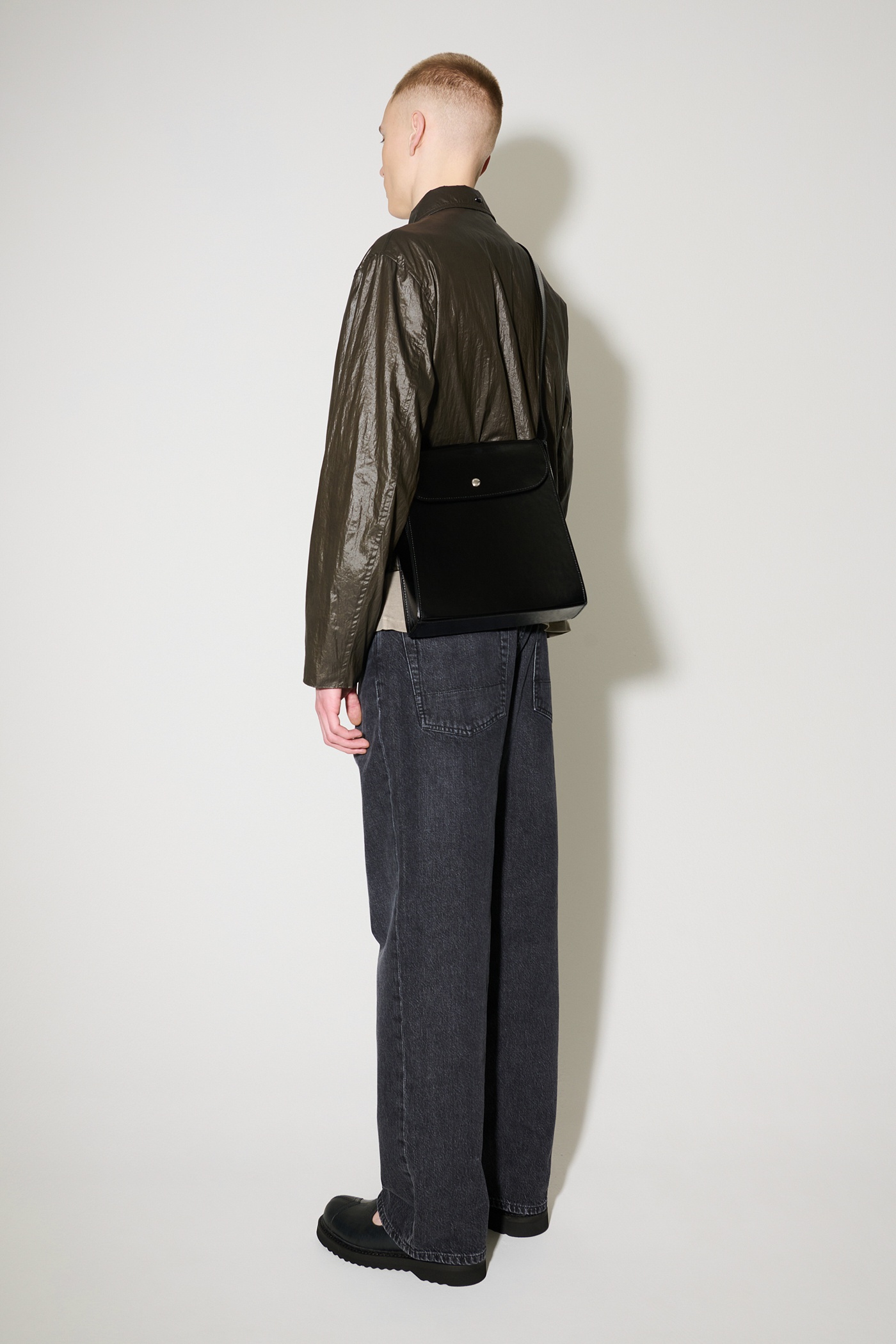 Extended Bag Aamon Black Leather - 6