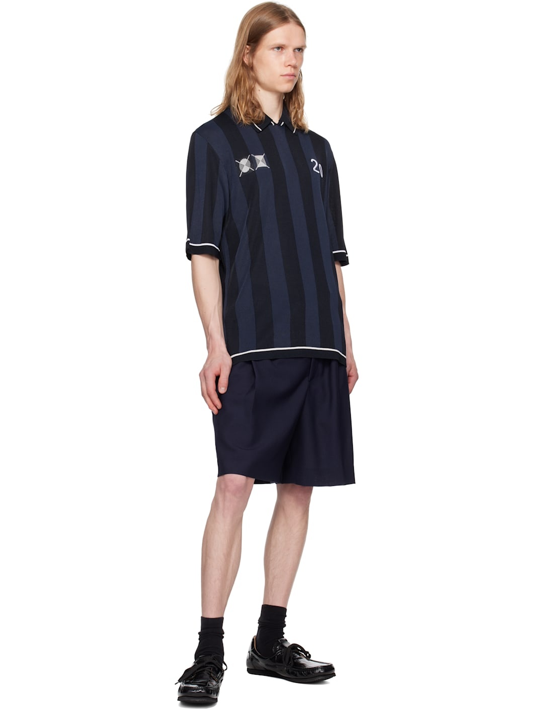 Navy La Croisière 'The Liga' Polo - 4