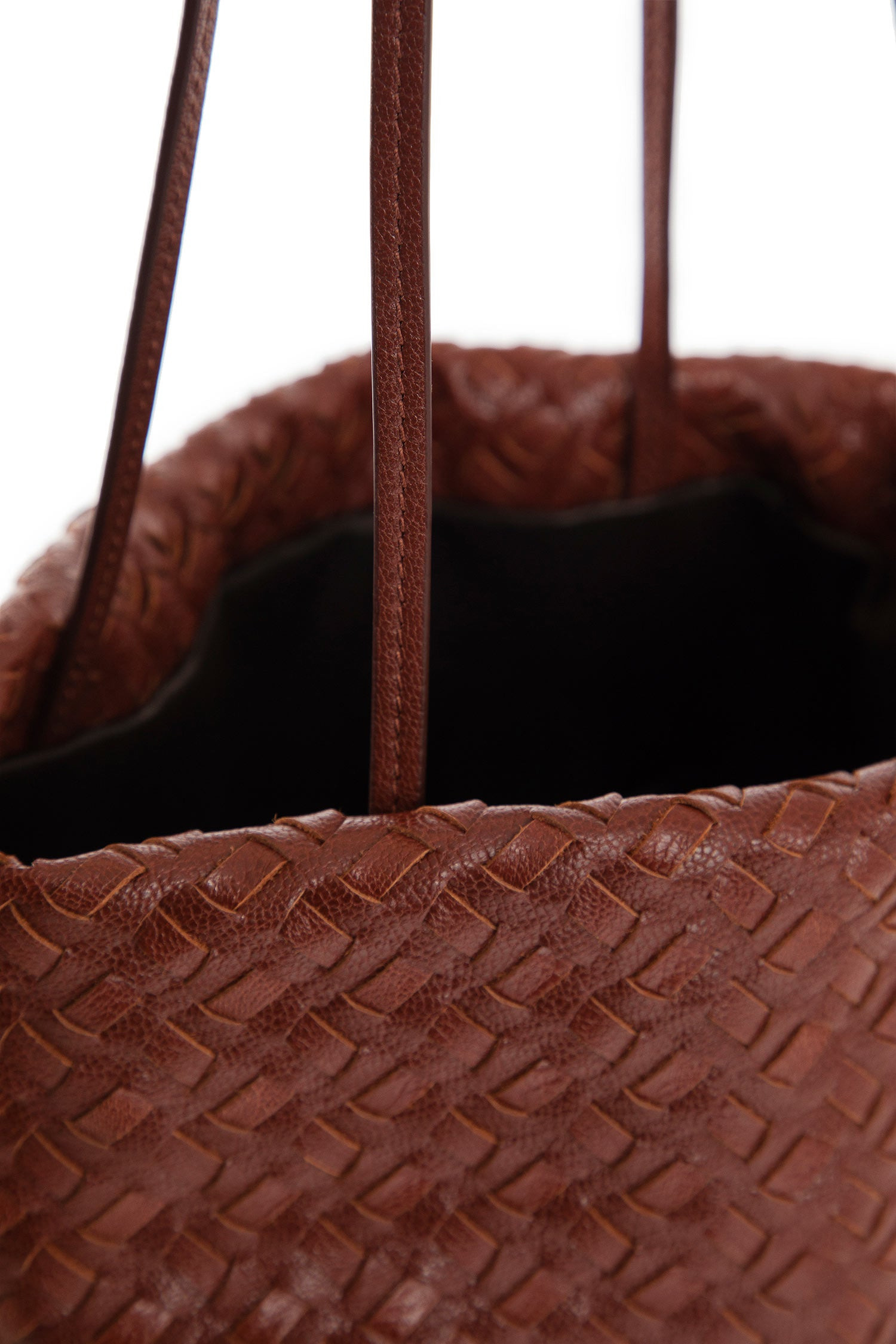 Lilou-Woven-Bag-In-Leather - 4