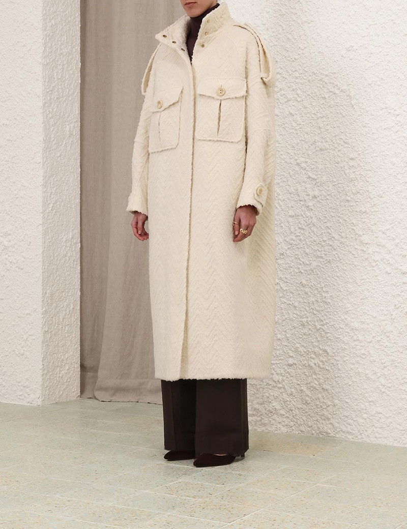 ILLUSTRATION CHEVRON COAT 3