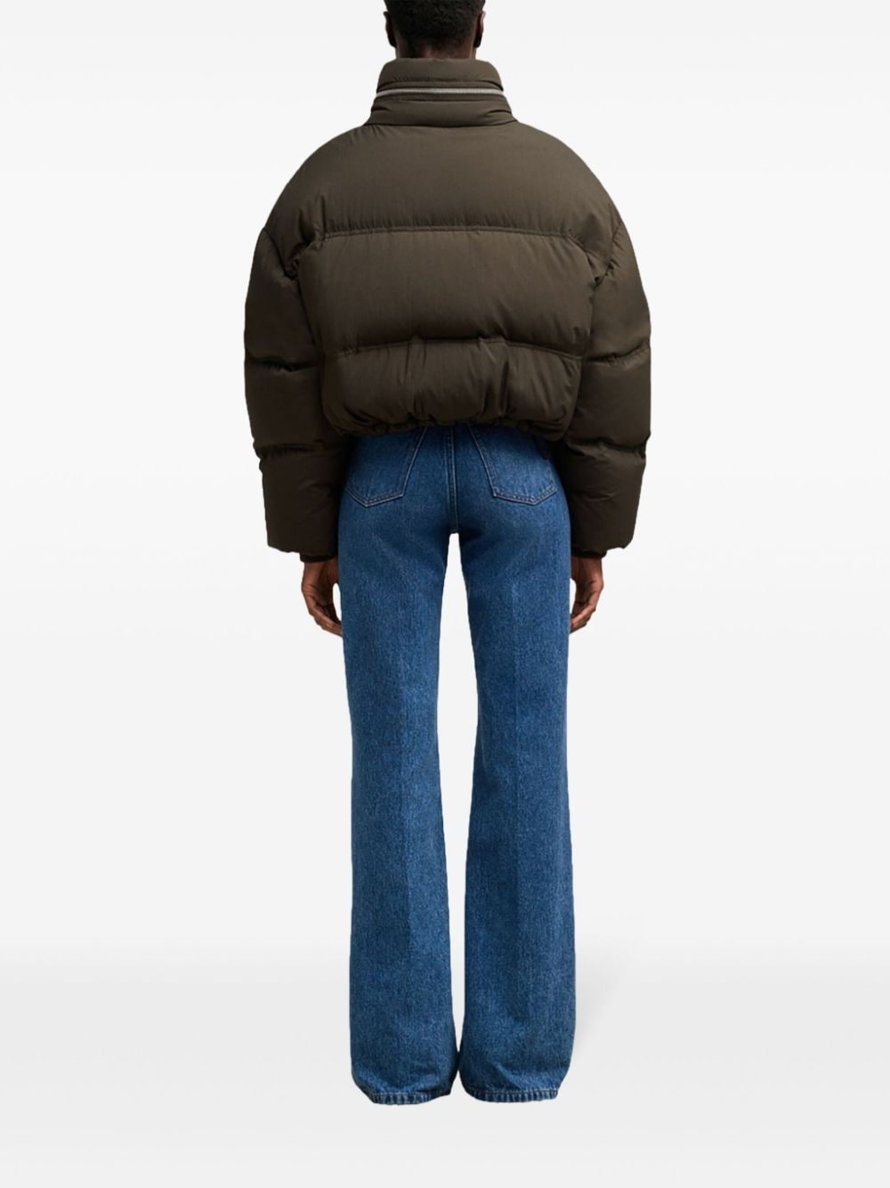 zipped puffer jacket - 4