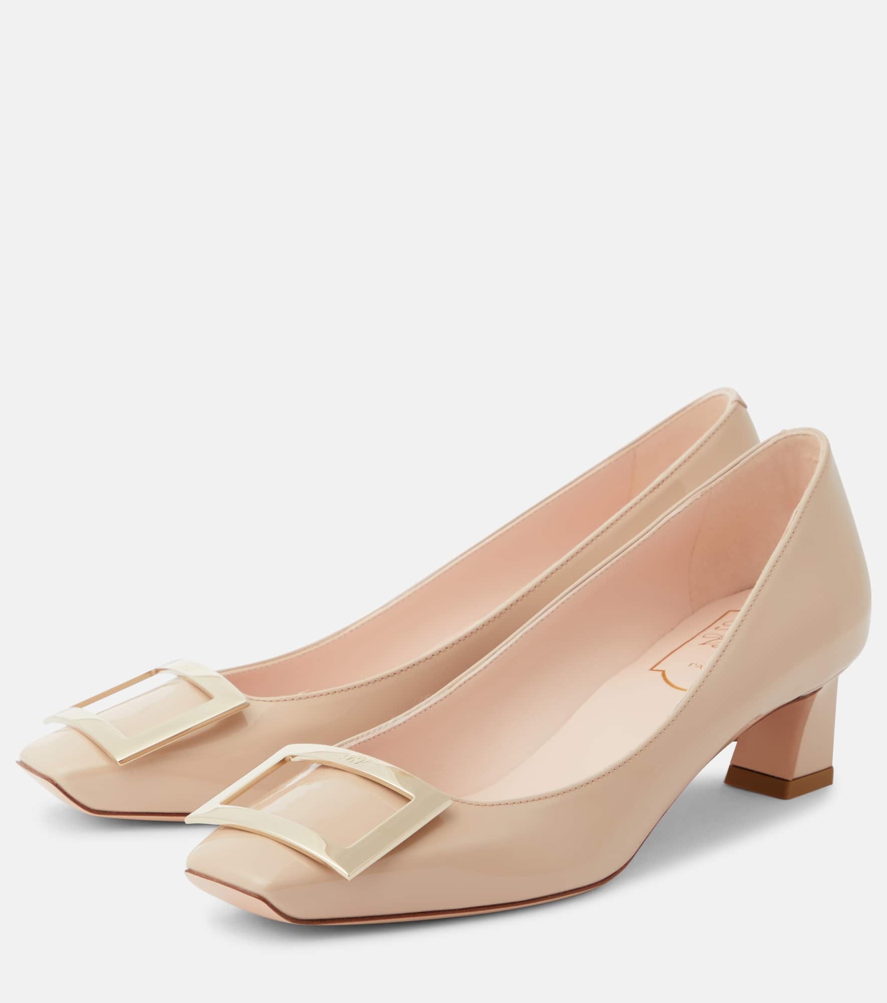 Trompette 45 patent leather pumps - 5