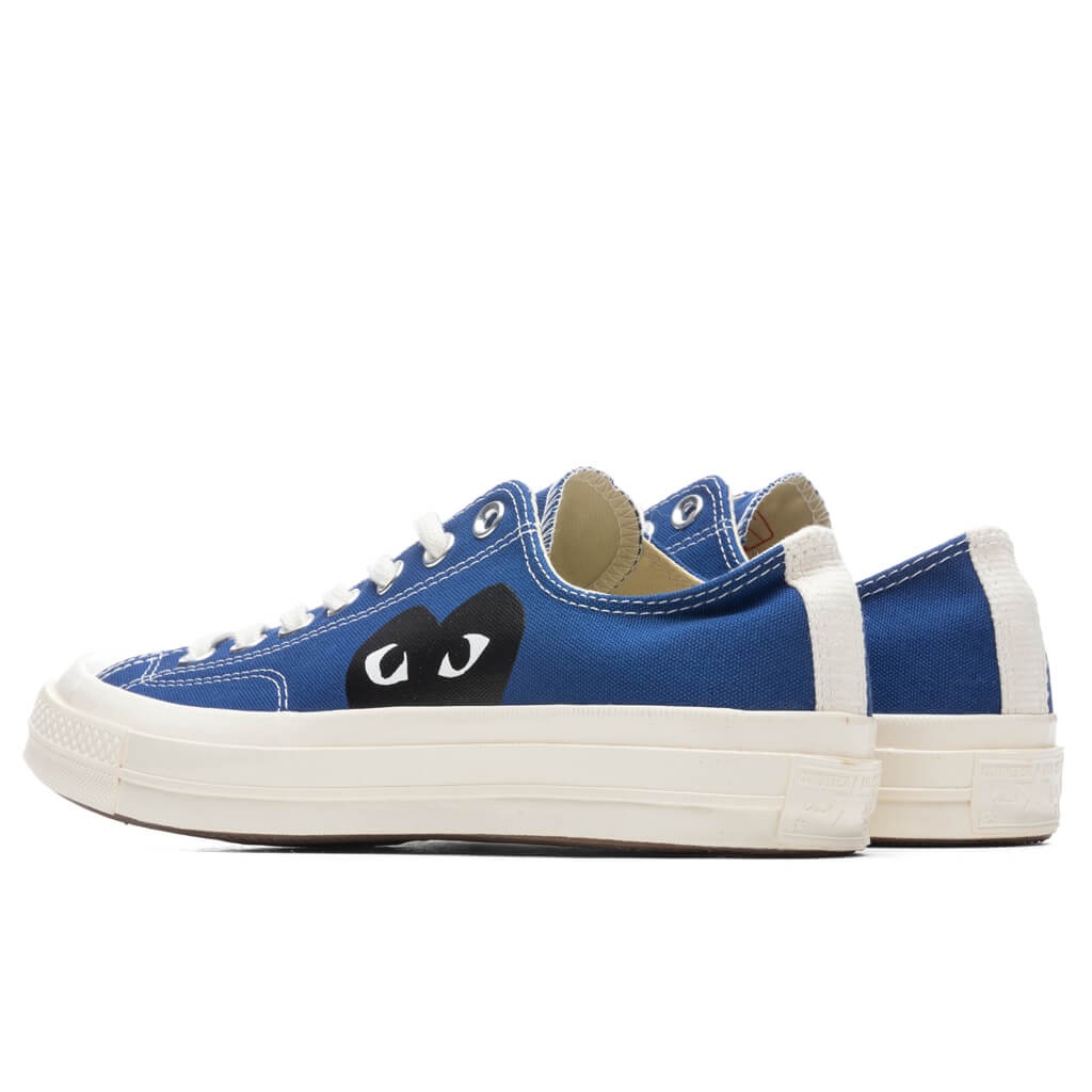 CONVERSE X COMME DES GARCONS PLAY ALL STAR CHUCK '70 OX - BLUE - 3
