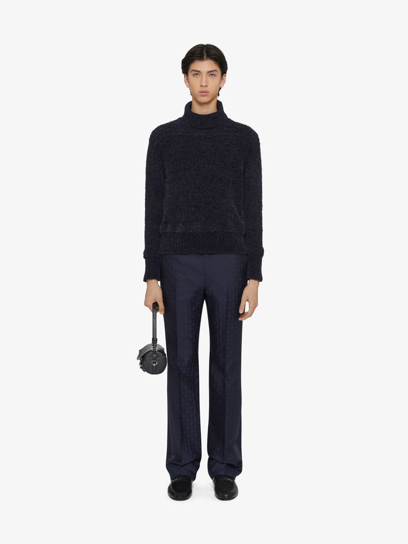 Givenchy TURTLENECK SWEATER IN CHENILLE WITH 4G DETAIL outlook