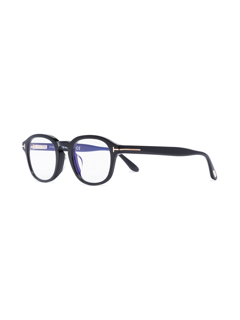 Blue Block round-frame glasses - 3